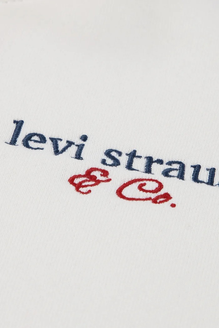 Dziewczynka Levi's bluza dziecięca z bawełną MEET AND GREET HALF ZIP 4ER410 beżowy