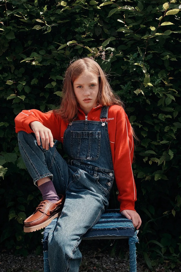 Levi's bluza dziecięca z bawełną MEET AND GREET HALF ZIP 4ER410