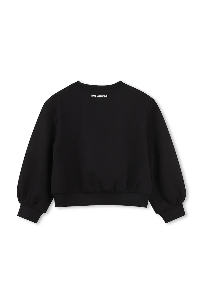 Karl Lagerfeld Mikina dětská s bavlnou Z31318.156.162 černá AW26