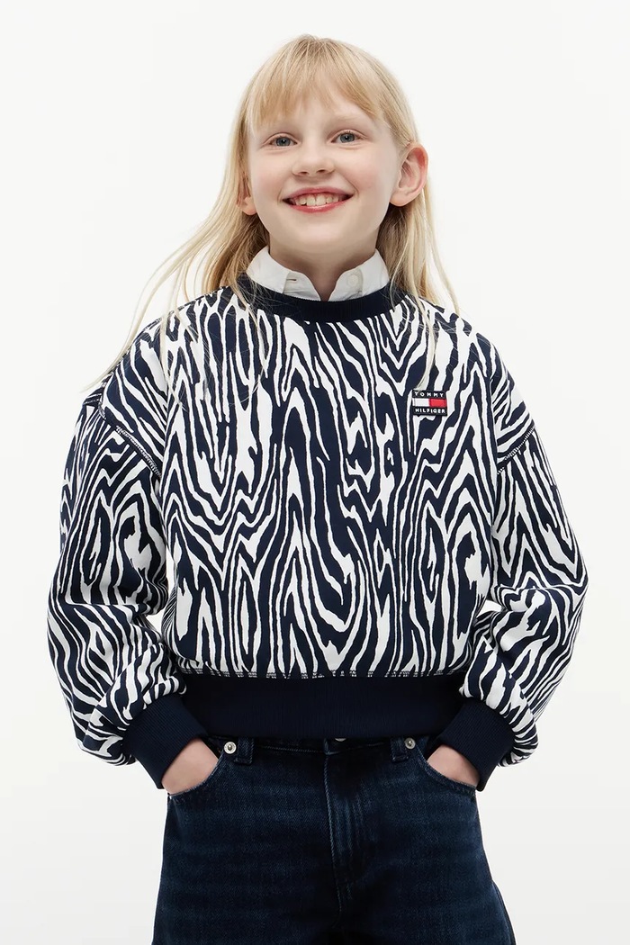 Tommy Hilfiger Bluza dziecięca bawełniana czarny KG0KG09567.104.122.9BY2
