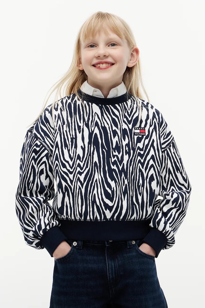 Tommy Hilfiger Bluza dziecięca bawełniana czarny KG0KG09567.104.122.9BY2