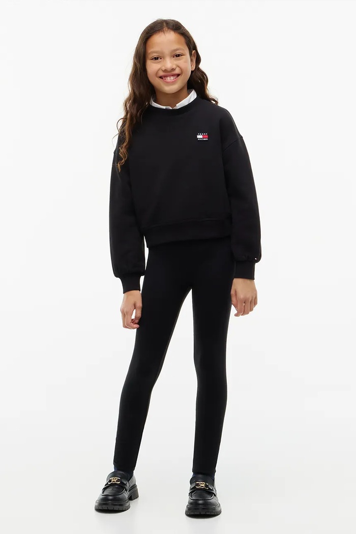 Tommy Hilfiger bluza dziecięca bawełniana z elastanem granatowy KG0KG09604.80.122.9BY2