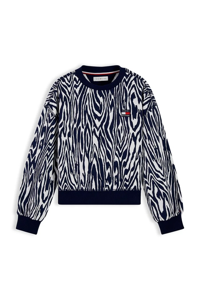 Tommy Hilfiger Bluza dziecięca bawełniana KG0KG09567.128.176.9BY2 czarny AW26