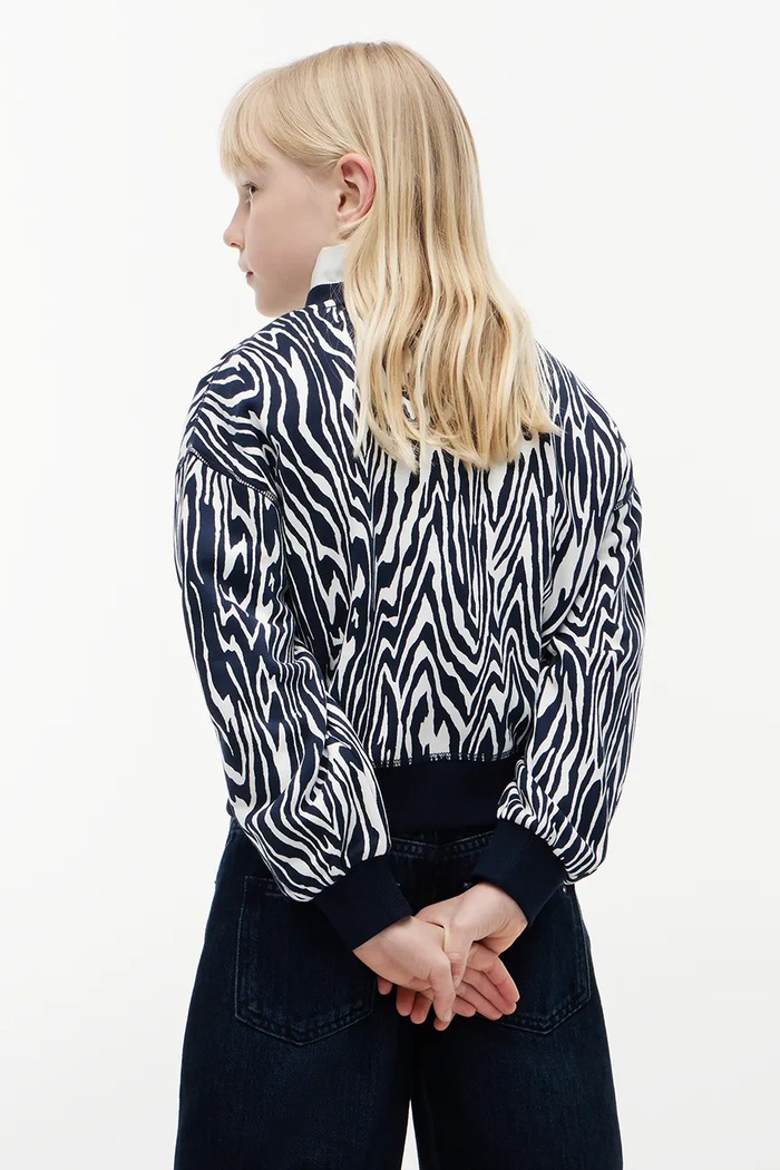 Dziewczynka Tommy Hilfiger Bluza dziecięca bawełniana KG0KG09567.128.176.9BY2 czarny