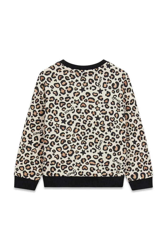 Guess Bluza dziecięca bawełniana K6BQ04.K5896.9BY2 beżowy AW26