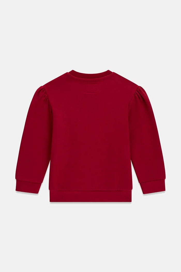 Guess Bluza dziecięca bawełniana K6BQ02.K5894.9BY2 bordowy AW26
