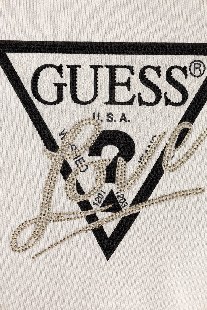 Девочка Guess Кофта для детей из хлопка J6BQ20.K8007.9BY2 бежевый
