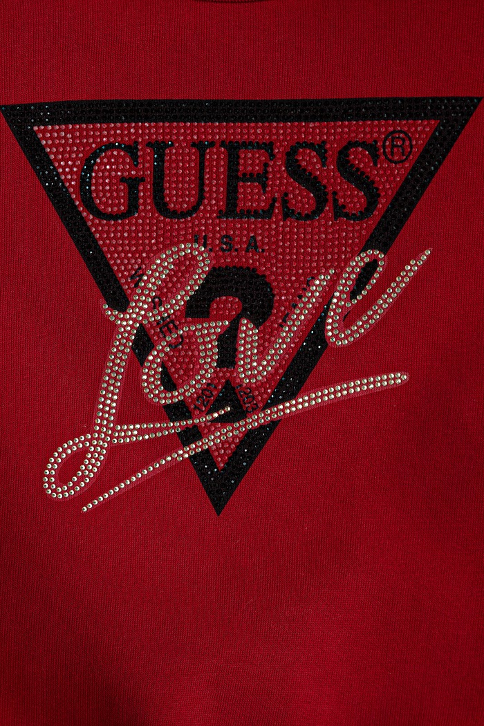Девочка Guess Кофта для детей из хлопка J6BQ20.K8007.9BY2 красный