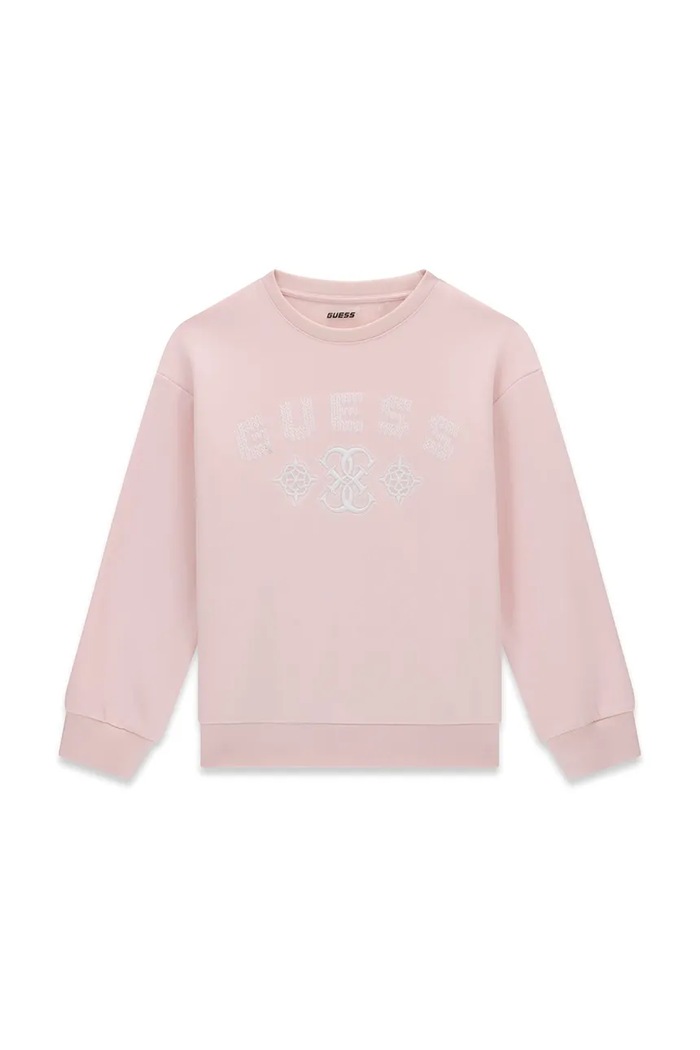 Guess Bluza dziecięca różowy J6BQ17.K7270.9BY2