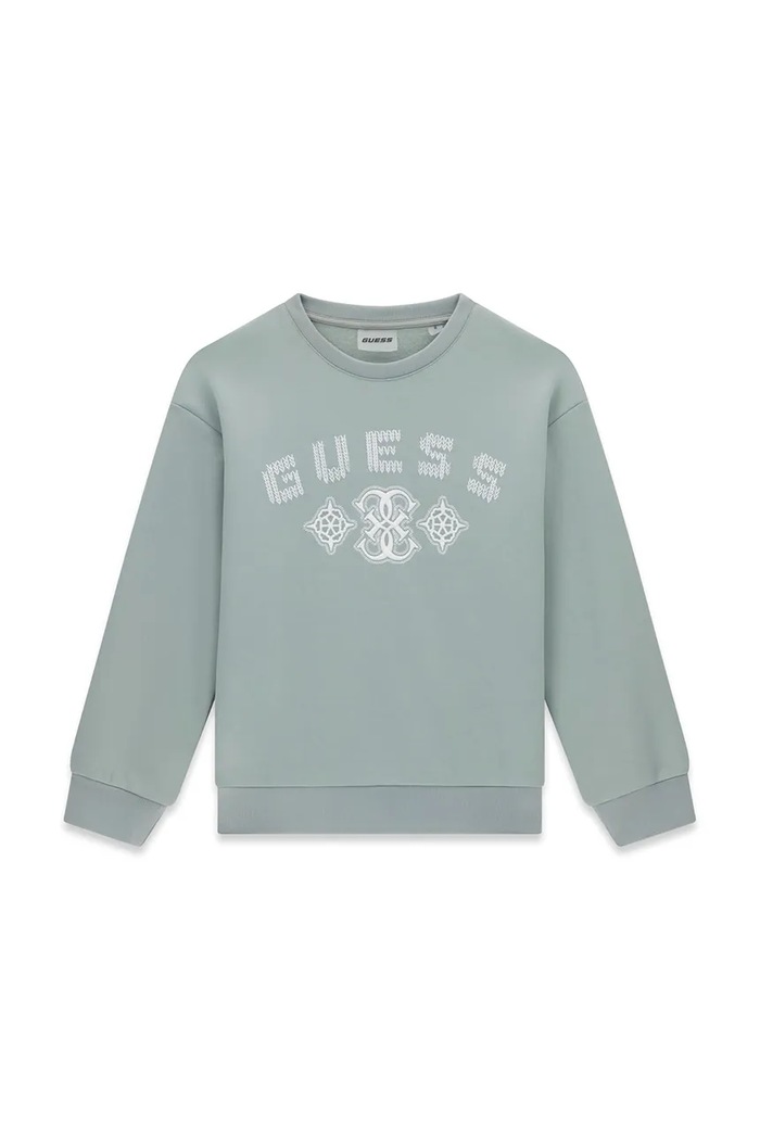 Guess Bluza dziecięca turkusowy J6BQ17.K7270.9BY2