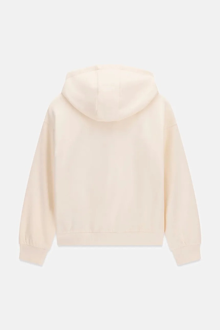 Guess bluza z kapturem dziecięca z bawełną J6BQ06.K6091.9BY2 beżowy AW26