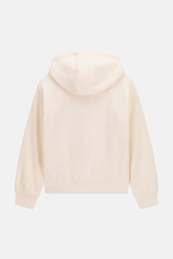 Guess bluza z kapturem dziecięca z bawełną J6BQ06.K6091.9BY2 beżowy AW26