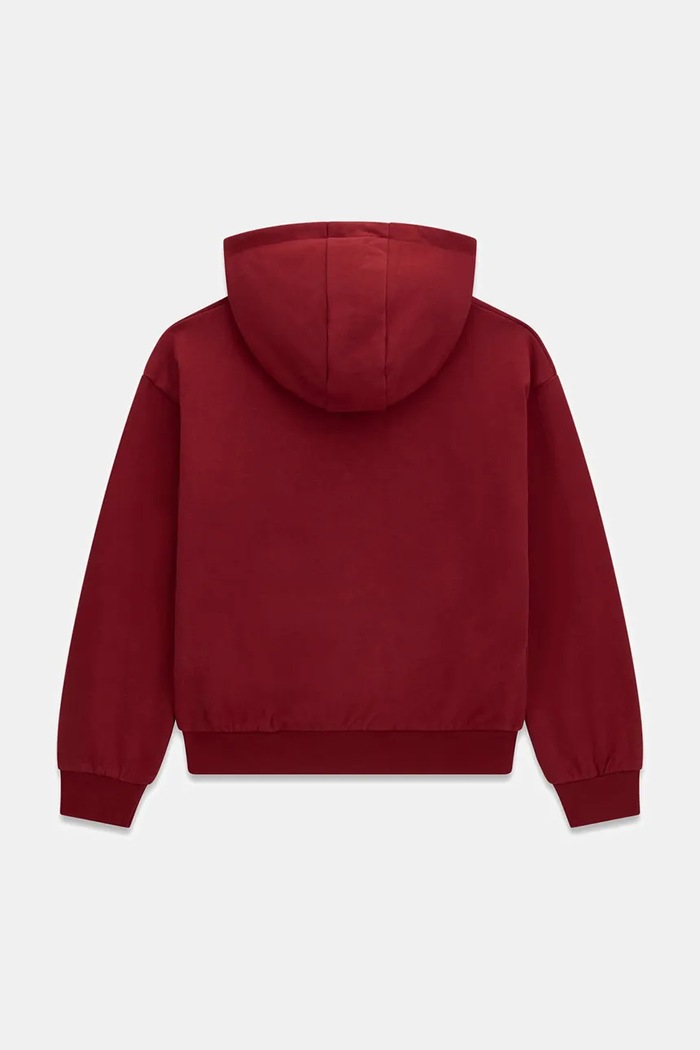 Guess Bluza z kapturem dziecięca bawełniana J6BQ03.K6086.9BY2 bordowy AW26