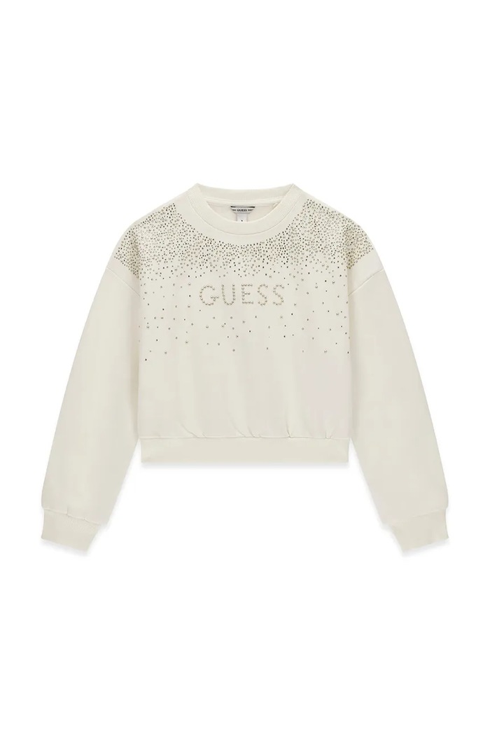 Guess Μπλούζα παιδική βαμβακερή μπεζ J6BQ02.K6084.9BY2
