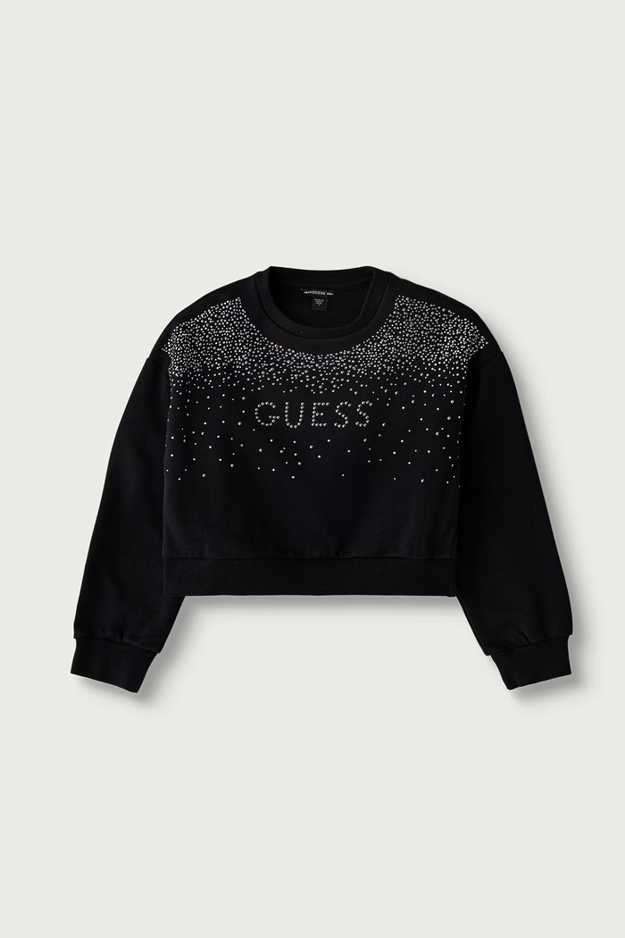 Guess Кофта для детей из хлопка чёрный J6BQ02.K6084.9BY2