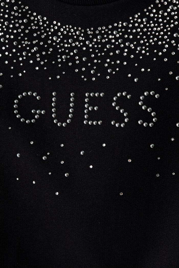 Девочка Guess Кофта для детей из хлопка J6BQ02.K6084.9BY2 чёрный