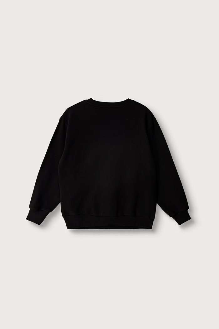 Elisabetta Franchi Mikina detská bavlnená EFFE183.C.FF017 čierna AW26