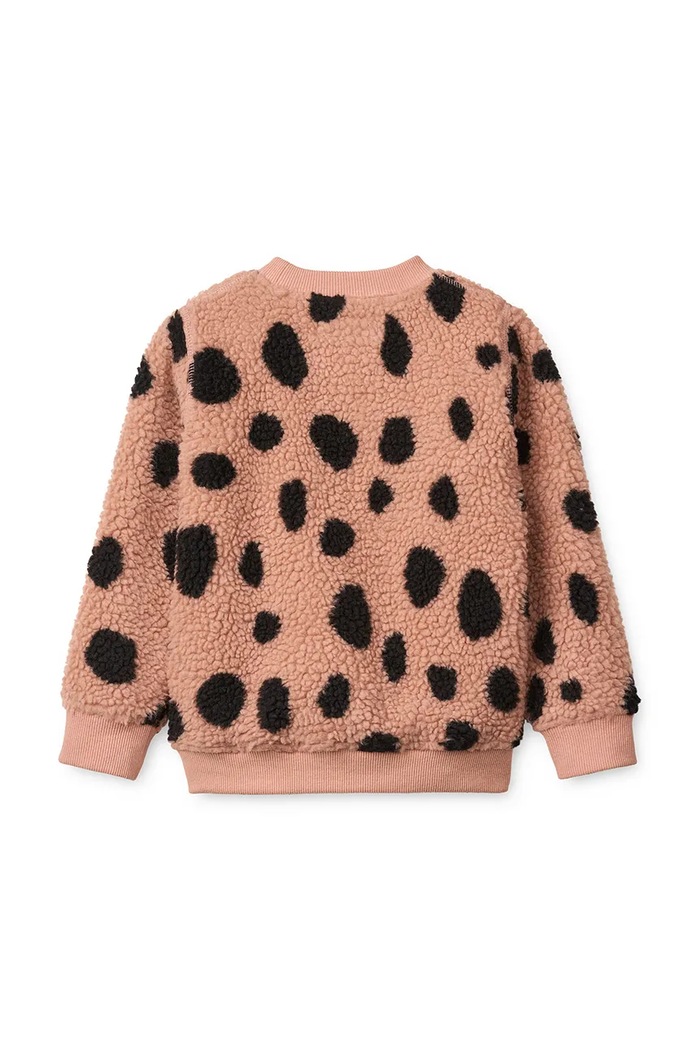 Djevojčice Liewood Dukserica za djecu Ridley Printed Pile Sweatshirt LW21206.9BY2 roza