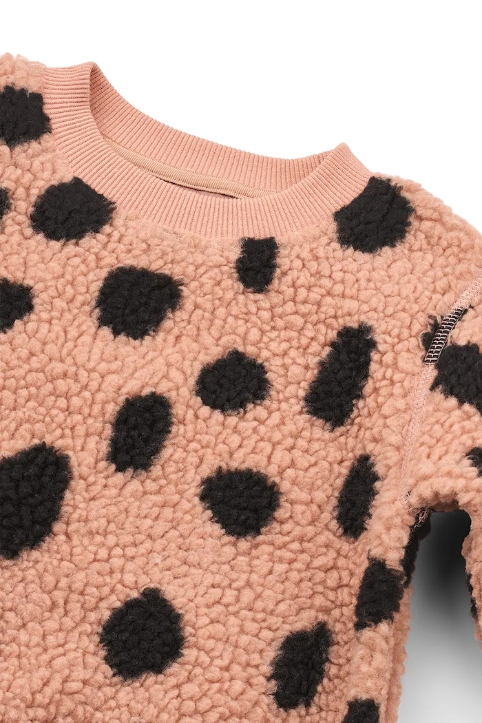 Dukserica za djecu Ridley Printed Pile Sweatshirt Liewood LW21206.9BY2 roza