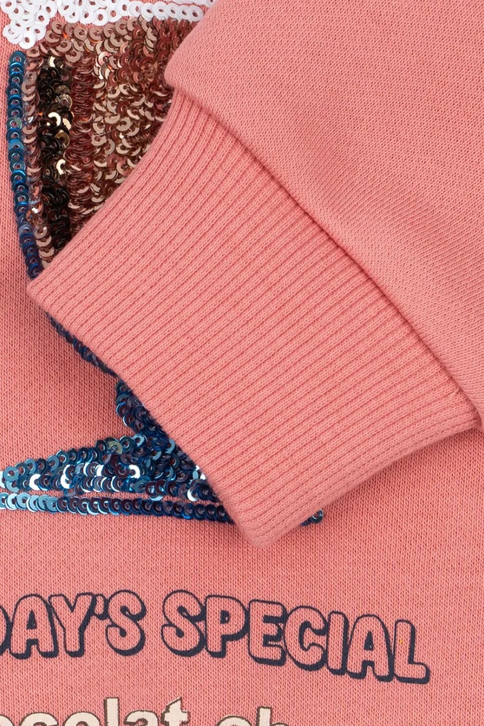 Konges Sløjd Bluza dziecięca z bawełną LOU SEQUIN SWEAT SHIRT GOTS KS106104.9BY2