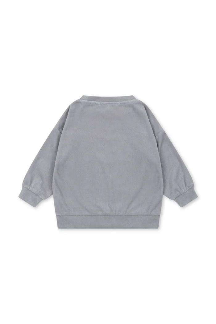 Konges Sløjd bluza dziecięca z bawełną ITTY SWEATSHIRT GOTS KS107615.9BY2 niebieski AW26