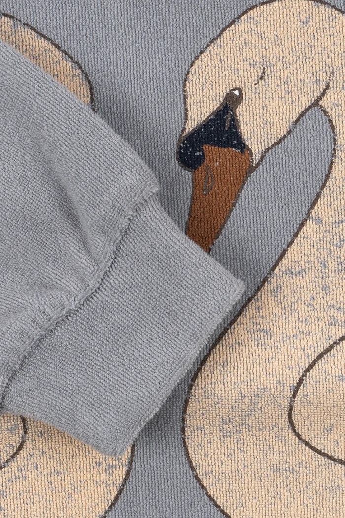 Konges Sløjd bluza dziecięca z bawełną ITTY SWEATSHIRT GOTS niebieski KS107615.9BY2
