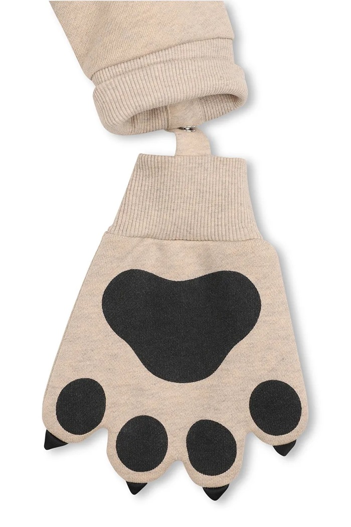Mikina detská s bavlnou Kenzo Kids K61958.94.108 béžová