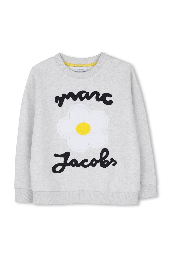 MARC JACOBS Bluza dziecięca bawełniana W61009.114.150 szary AW26