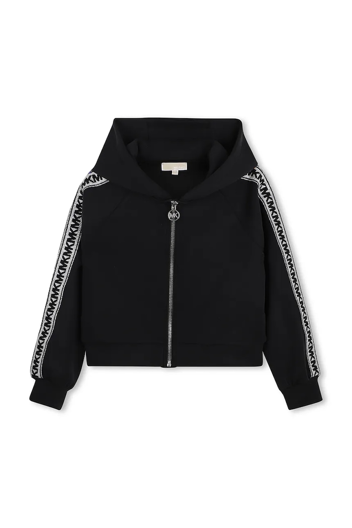 Michael Kors Mikina na zips s kapucňou detská R30713.114.150 čierna AW26