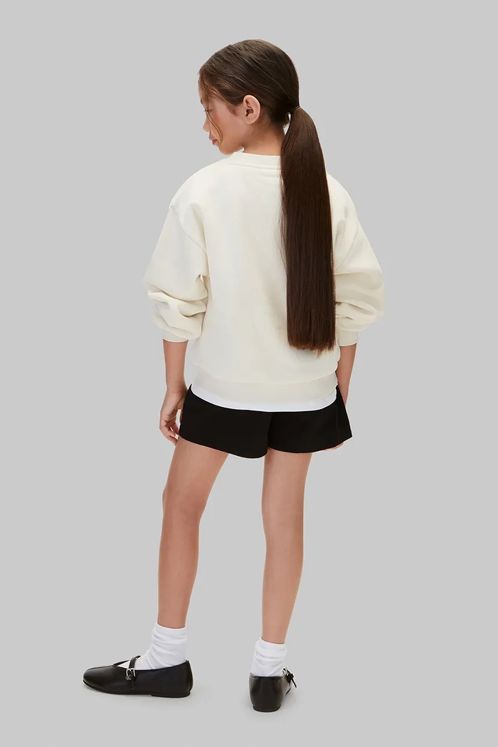 Bluza dziecięca bawełniana Calvin Klein Jeans LVCKFJB41G.128.170.9BY2 beżowy