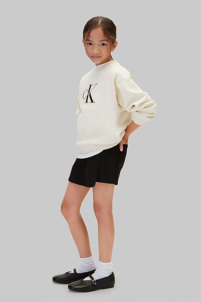 Bluza dziecięca bawełniana Calvin Klein Jeans beżowy LVCKFJB41G.128.170.9BY2