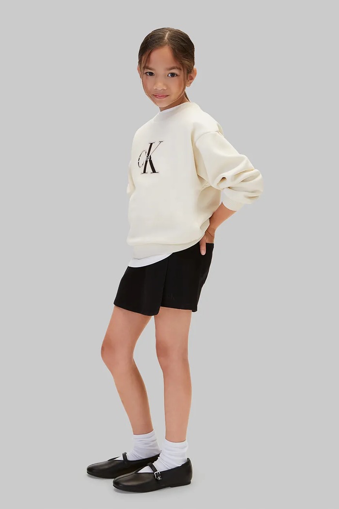 Bluza dziecięca bawełniana Calvin Klein Jeans beżowy LVCKFJB41G.104.116.9BY2