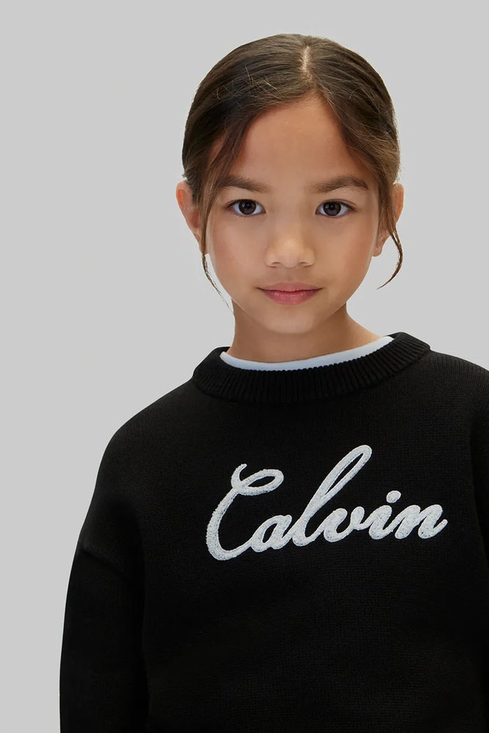 Calvin Klein Jeans Sweter dziecięcy bawełniany LVCKFJF11G.9BY2