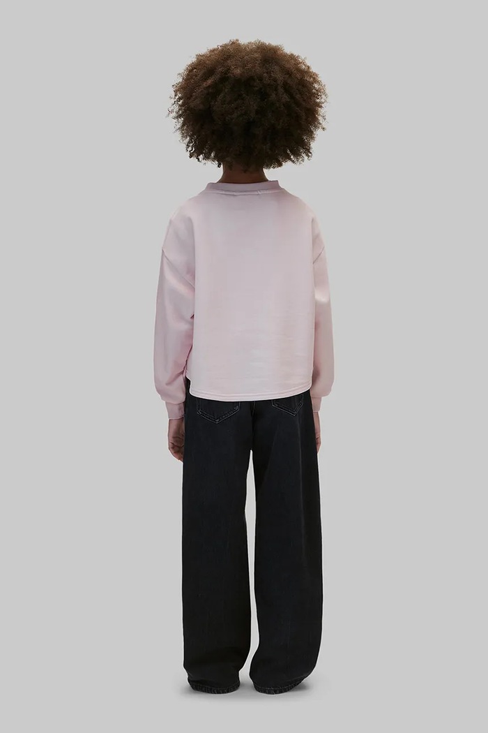 Bluza dziecięca bawełniana Calvin Klein Jeans LVCKFJB09G.104.116.9BY2 fioletowy