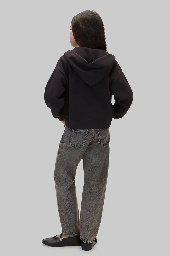 Bluza rozpinana z kapturem dziecięca z bawełną Calvin Klein Jeans LVCKFJB43G.128.170.9BY2 czarny