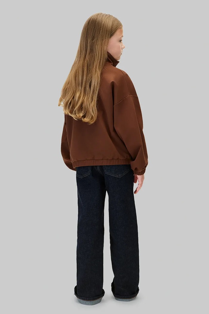 Bluza dziecięca z wiskozą Calvin Klein Jeans LVCKFJB52G.9BY2 brązowy