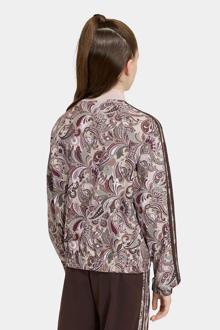 Dziewczynka adidas Originals bluza rozpinana dziecięca KU9719 brązowy