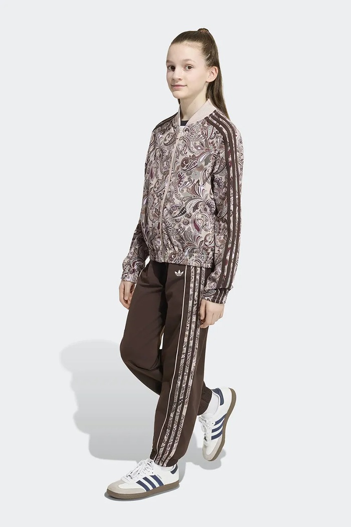 adidas Originals bluza rozpinana dziecięca KU9719 brązowy