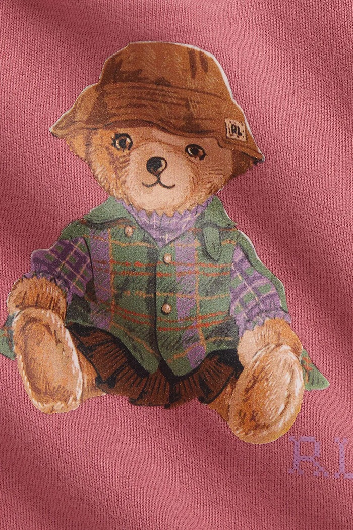 Κοριτσίστικα Polo Ralph Lauren μπλούζα παιδική με βαμβάκι 310B30178001 ροζ