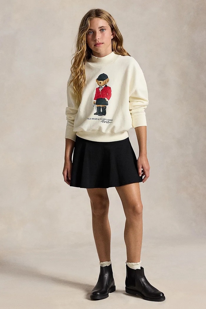 Mikina detská s bavlnou Polo Ralph Lauren 313B28482001 béžová
