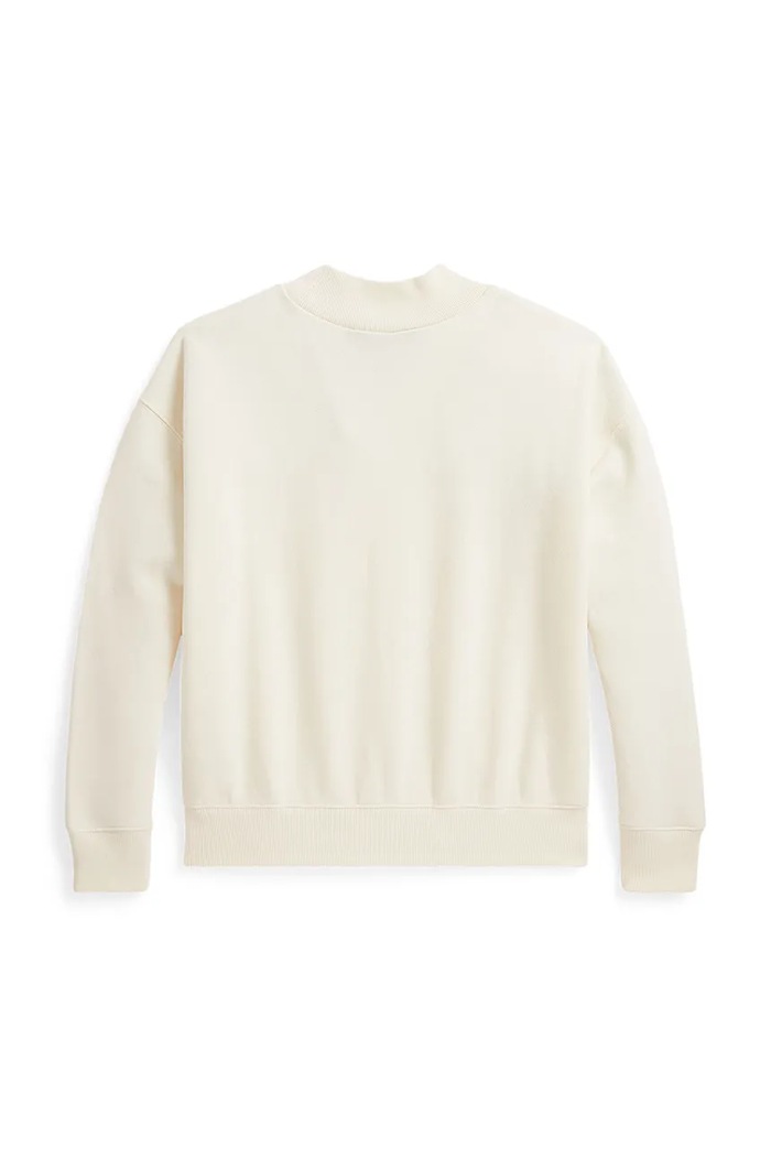 Dievča Polo Ralph Lauren Mikina detská s bavlnou 313B28482001 béžová