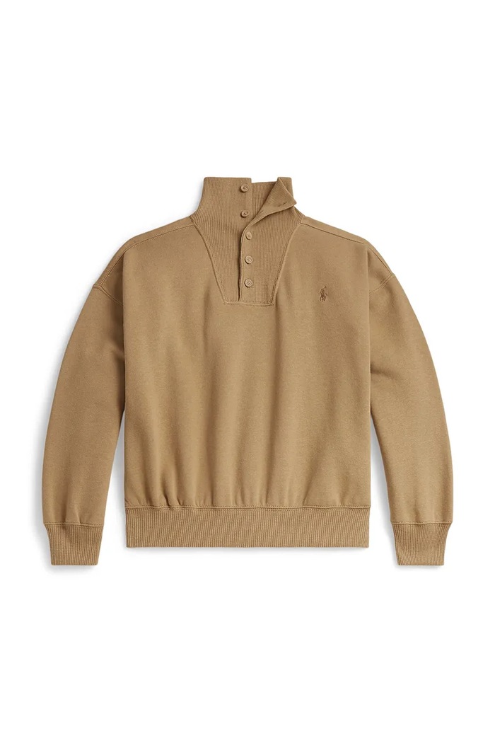 Polo Ralph Lauren μπλούζα παιδική με βαμβάκι καφέ 313B26368003