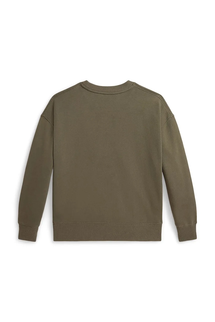 Dievča Polo Ralph Lauren Mikina detská s bavlnou 313B26298001 zelená