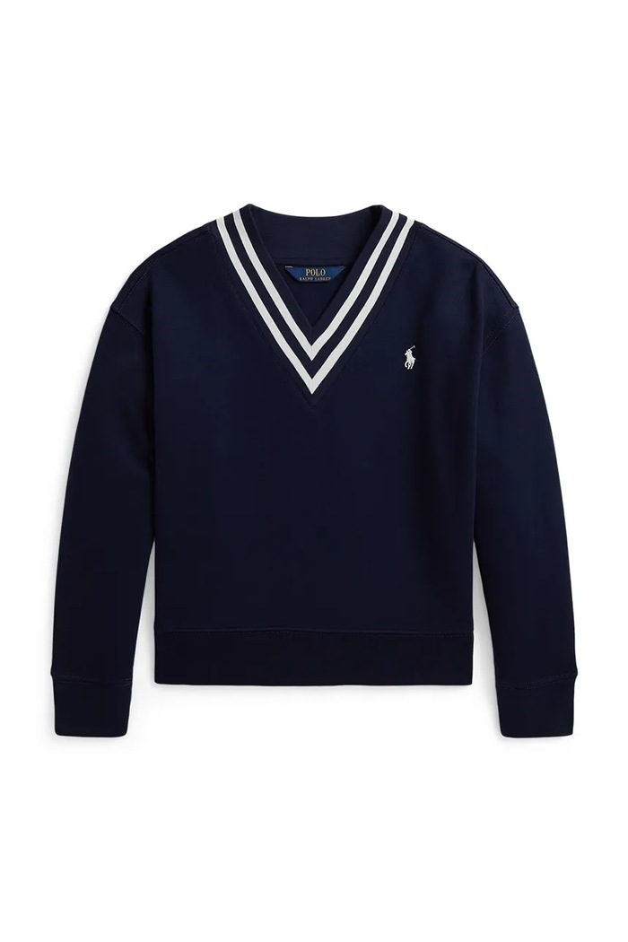 Polo Ralph Lauren dukserica za djecu s pamukom 313B26262001 mornarsko plava AW26