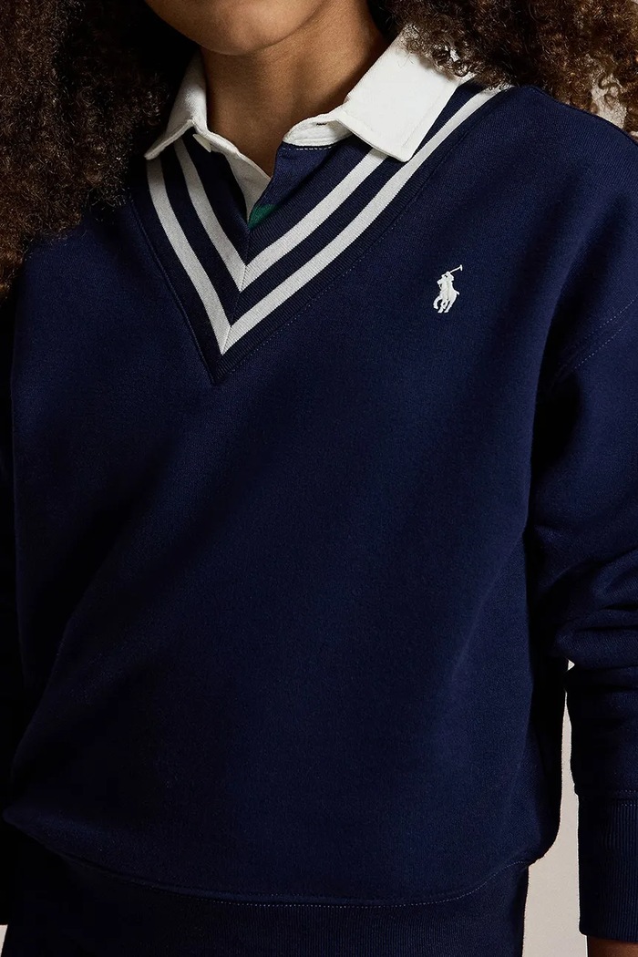 Polo Ralph Lauren dukserica za djecu s pamukom 313B26262001 mornarsko plava