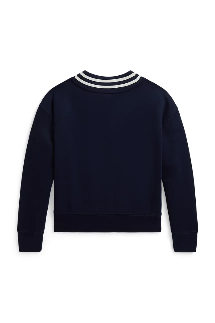 Djevojčice Polo Ralph Lauren dukserica za djecu s pamukom 313B26262001 mornarsko plava