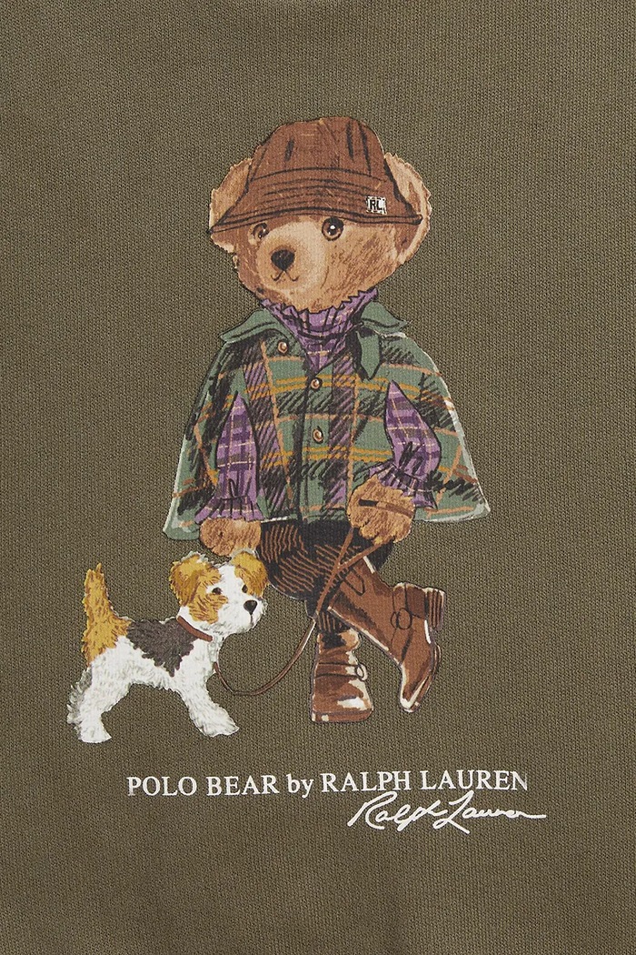 Μπλούζα παιδική με βαμβάκι Polo Ralph Lauren 312B26298001 πράσινο