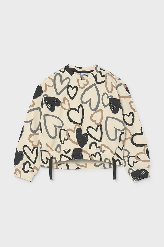 Mayoral Кофта для детей с хлопком 7430.8E.Junior.9BY2 бежевый AW26