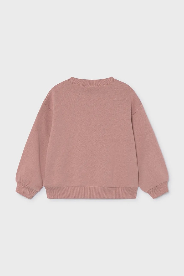 Mayoral кофта дитяча з бавовною 4407.6G.Mini.9BY2 рожевий AW26