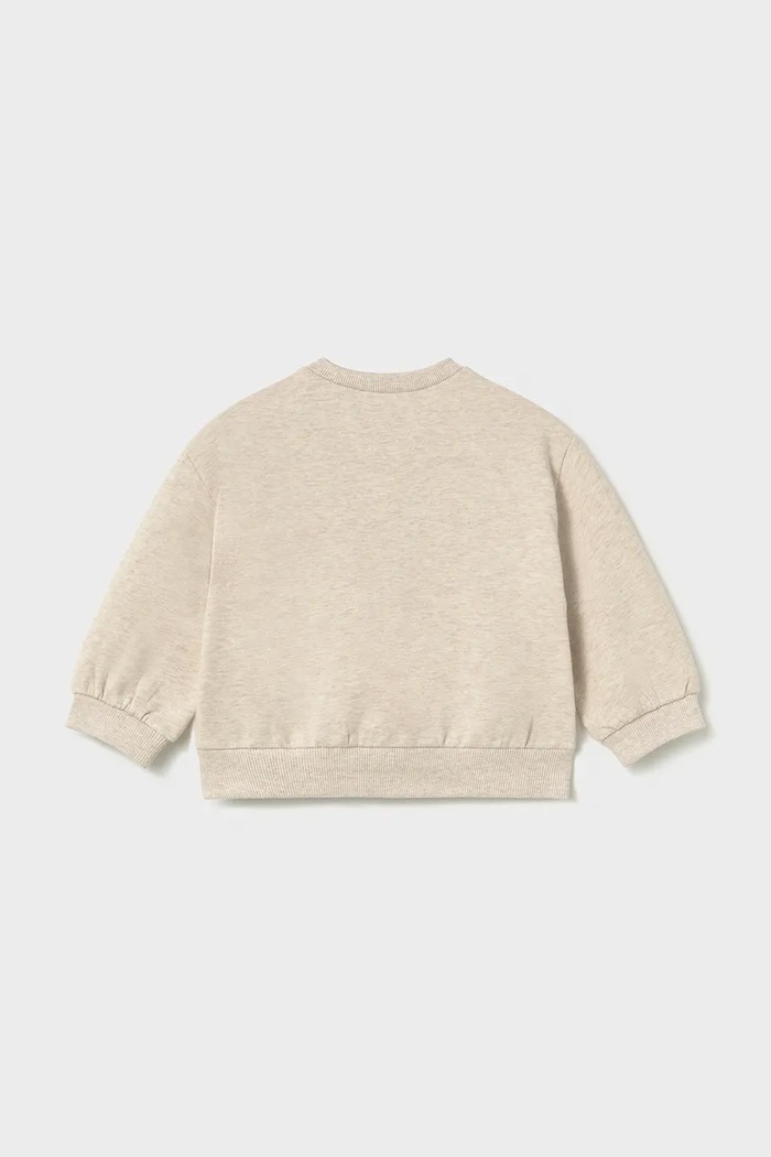 Mayoral кофта для детей с хлопком 2433.4B.Baby.9BY2 бежевый AW26